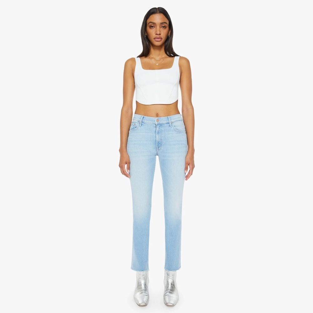 MOTHER Insider Ankle Fray jeans
